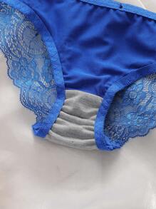 2SETS Women's Lace Underwire Push Up Bra & Panties Sets, Lace Bow Briefs & Lace Butterfly Bras Two Pieces Set Women 2 Pieces Set - Multicolor - View 6