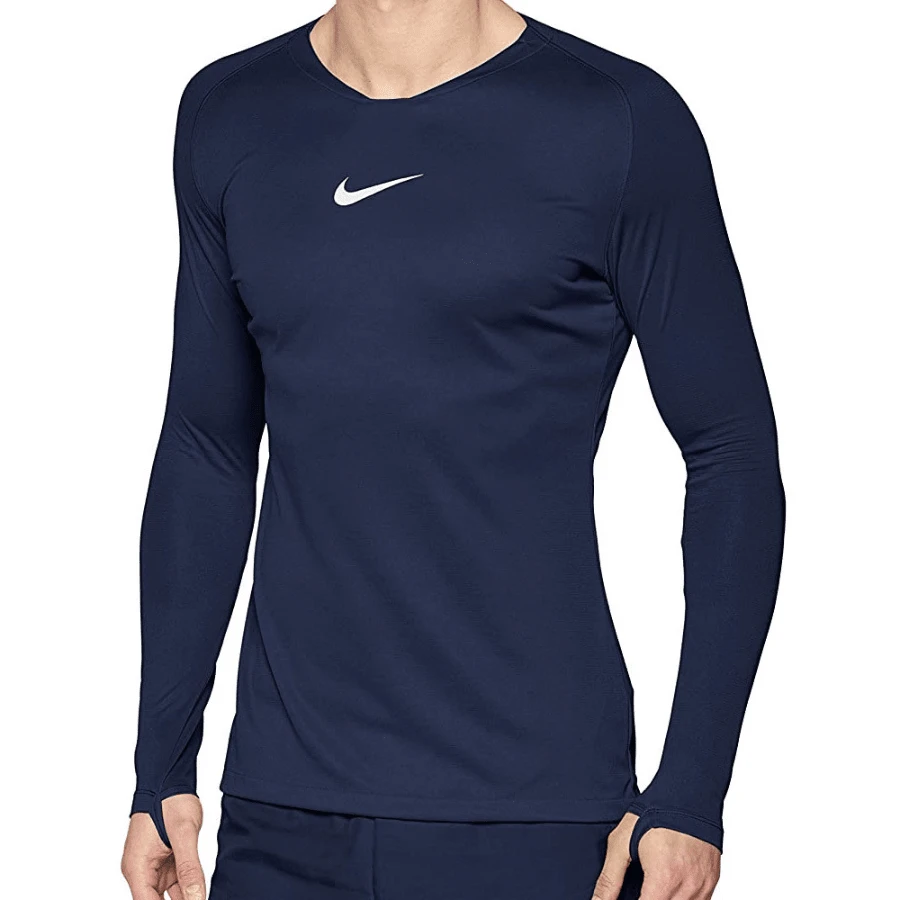 Nike Áo bóng đá Dry Park First Layer JSY LS M AV2609-410 - Màu xanh hải quân - Xem 1