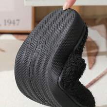 Women's Ghost Cotton Slippers - Indoor Anti-Slip, Halloween Plush Warm - Girl, Flipflop - 黑與白 - 查看 3