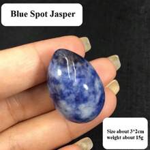 Worry Stones Egg Rock Crystal Gemstone Polished Mineral Rock Egg Stones Pocket Palm Chakra Eggs Crystal For Anxiety Relief Meditation Reiki Balancing Easter Decor Gifts Birthday Graduation - Multicolor - View 25