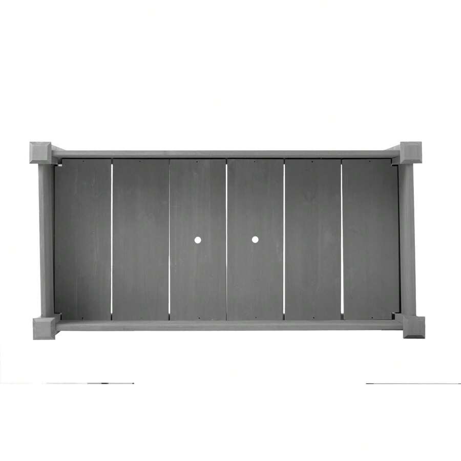 Elevated Wooden Raised Garden Bed 48x24x30 Inch For Outdoor Plants