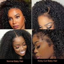 PAZAT 200% Density 4x4 5*5 Swiss HD Lace Front Jerry Curly Human Hair Wig Pre Cut Kinky Curly Wig HD Lace Closure Hair Wig Natural Black Unprocessed Virgin Human Hair Wig 13*4 13*6 Curly Lace Front Wig Short Bob Wigs(8-14inch)