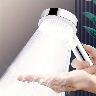 1 st. justerbart duschmunstycke med 5 inställningar, handhållet duschmunstycke, universellt badrumsduschmunstycke badrumstillbehör badrumsverktyg