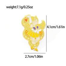 1/6 peças Moda e requintado desenho animado anime fofo marinheiro lua tsukino usagi, doce coelhinho metal distintivo esmalte broche acessórios, bolsa decoração