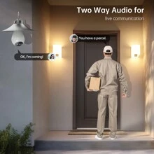 Ampoule caméra WIFI 1080P 2,4 G, caméra IP panoramique intelligente mini HD 360°, E27 intérieure/extérieure, surveillance dôme 2,4 G, moniteur bébé/animal de compagnie, audio bidirectionnel, détection de mouvement avec alarme, compatible avec téléphone 5G, ordinateur, iPad