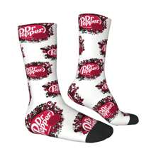1 par de calcetines locos de estilo retro Harajuku hip hop novedoso y casual con estampado de '1' feliz y divertido