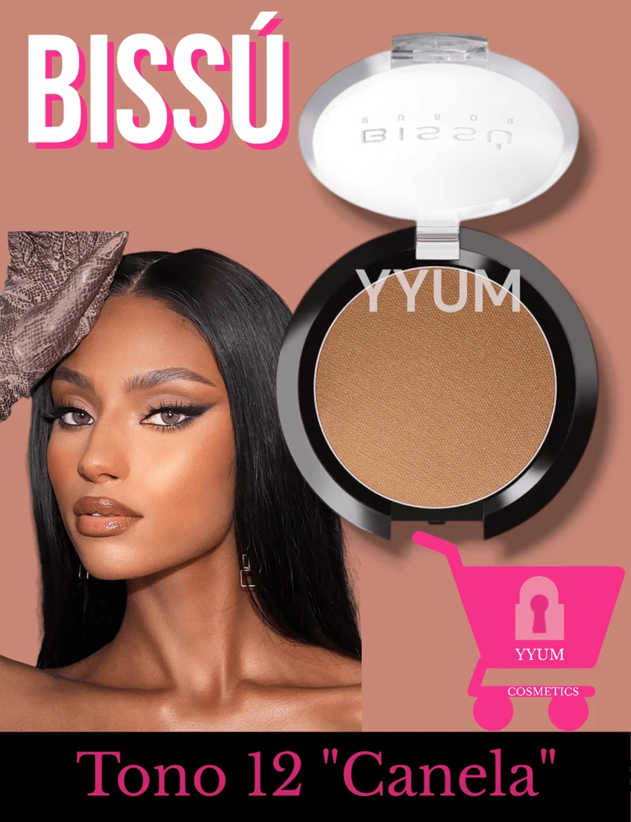 Rubor Bissú profesional Original colorote polvo blush - CANELA 012 - Ver 1