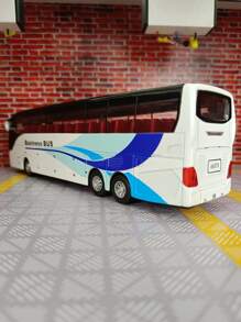 YCMODEL 一款高端商务巴士仿真合金汽车模型，车身采用锌合金材质。左右车门可打开，引擎盖和后备箱门也可打开。车模具有仿真声光功能，细节丰富，做工精细，品质优良。适合收藏，也可作为生日礼物送给孩子，返校礼物。 - 彩色 - 查看 3