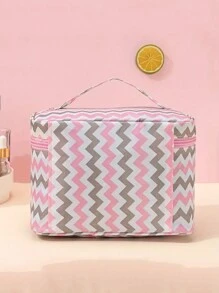 DAONIAO 1pc Travel Portable Large Capacity Makeup Bag, Cosmetic Storage Pouch, Foldable Multi-Function Organizer Makeup Travel Toiletry Organizer Essentials Gifts Storage Zipper Accessories Nail Bag, Room Decor, Bags, Makeup Bag, Travel, Make Up Bag, Travel Essentials, Organizer, Storage, Travel Essential, Makeup Organizer, Makeup Bag, Toiletry Bag, Desk Organiser, Cosmetic Bag, Make Up Bags, Makeup Bag, Travel, Makeup Pouch, Bag, Make Up Pouch, Travel Essentials, Makeup Bags, Travel Essential, Small Makeup Bag,Makeup Pouch,Cosmetic Bag,Travel Essential,Large Capacity,Large Makeup Bag,Christmas Gifts,Pouch,Travel,Gifts For Women Travel Essential,Pouch,Clutch / Small Handbag, Makeup Organizer,Makeup Organize,Pouch,Brush Holder,Mini Pouch,Large Capacity Pouch,Gifts For Women,Christmas Gifts,Gift Ideas For Women - Brown - View 4