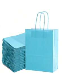 24 chiếc Túi quà giấy nhiều màu có thể tái sử dụng 16*22*8cm, thích hợp cho các bữa tiệc theo chủ đề ngày lễ, sinh nhật, đám cưới, kỷ niệm và làm quà tặng - Nhiều màu - Xem 12