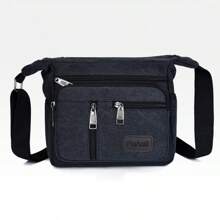 1 chiếc túi vải canvas đeo vai nam 9 inch Túi tote du lịch đeo chéo nam Túi đeo chéo sang trọng Túi xách thời trang chất lượng cao Quà tặng ngày lễ tình nhân Tết Nguyên đán Xuân Hè Du lịch - túi vải đeo vai - Xem 13