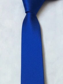 Casual Men's Ties, Perfect For Gifting To Friends(5.5cm) - 寶藍色 - 查看 2