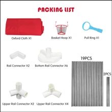 Baby Playpen Large 6 Sides Play Pen For Babies And Toddlers With Breathable Mesh - Red - View 3