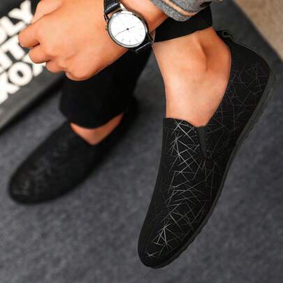 Mocassini casual da uomo, nuovi mocassini penny versatili, scarpe da barca slip-on, scarpe sciancrate, scarpe da barca in pelle piatte, scarpe elegant