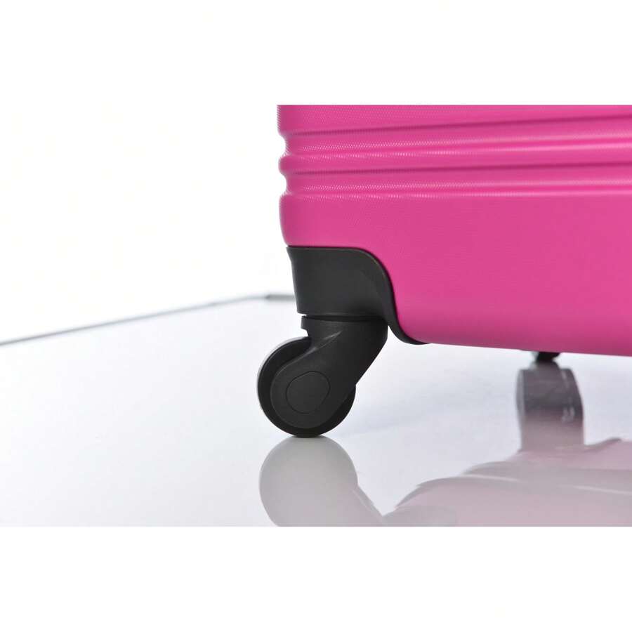 Hardside Spinner Luggage Set With TSA Lock 20 24 28 Inch Travel