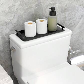 Toilet Paper Basket,Toilet Tank Tray With Handle For Organizing - Toilet Paper Basket Storage For Toilet Tank, Bathroom