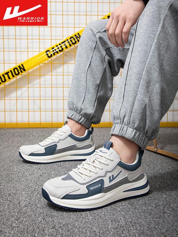 WARRIOR 1 Coppia Scarpe da skate sportive da uomo con lacci, scarpe casual retrò personalizzate uniche, leggere e antiscivolo, scarpi sportivi basse da esterno