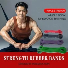 Red(0.5)Pull Up Assist Bands | Heavy Duty Resistance Straps | Latex Exerceise Bands For Body Stretching, Powerlifting, Resistance Training