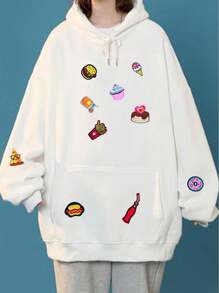 20 piezas de apliques con diseño de bocadillos aptos para ropa, bolsos, zapatos, etc. Se pueden planchar o coser - Multicolor - Ver 5