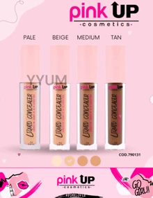 Corrector líquido Pink Up ORIGINAL Liquid concelear Corrector líquido de alta cobertura - Tono "700 Yellow" - Ver 5