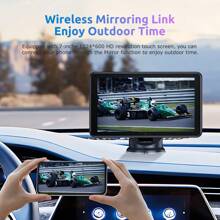 CARABC Carabc Universal 7 Inch Car Radio Wireless Carplay & Android Auto Multimedia WIFI Video Player Portable MP5 Player