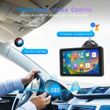 CARABC Carabc Universal 7 Inch Car Radio Wireless Carplay & Android Auto Multimedia WIFI Video Player Portable MP5 Player