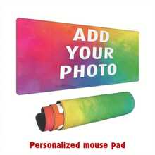 1/3 piezas Alfombrilla de ratón personalizada con fotos, haciendo alfombrillas de ratón personalizadas - Agregando imágenes, texto, logotipos o diseños artísticos, oficina, hogar, juegos, base no de goma, múltiples tamaños a elegir, fácil de limpiar. Regalos de Navidad, Regalos del Día de San Valentín, Regalos de aniversario de pareja, Regalos del Día de la Madre, Regalos del Día del Padre - Multicolor - Ver 2