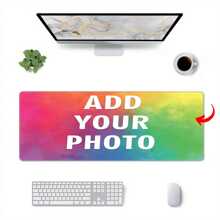 1/3 piezas Alfombrilla de ratón personalizada con fotos, haciendo alfombrillas de ratón personalizadas - Agregando imágenes, texto, logotipos o diseños artísticos, oficina, hogar, juegos, base no de goma, múltiples tamaños a elegir, fácil de limpiar. Regalos de Navidad, Regalos del Día de San Valentín, Regalos de aniversario de pareja, Regalos del Día de la Madre, Regalos del Día del Padre - Multicolor - Ver 1