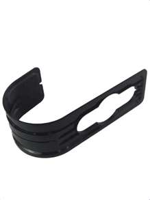 1 件壁挂式花园软管挂钩，耐用的塑料水管支架，节省空间的软管支架整理器，适合花园户外使用 - 彩色 - 查看 3