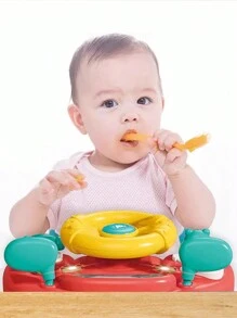 适合 18 个月以上婴儿的多功能方向盘玩具 - 悦耳的声音和多种游戏场景 - 模拟驾驶体验,既有趣又能学习 - 增强手眼协调能力和想象力 - 非常适合室内和室外玩耍 - 彩色 - 查看 5