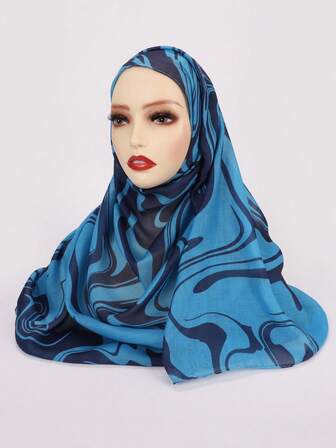 1pc Casual Polyester Scarf, Versatile For All Seasons