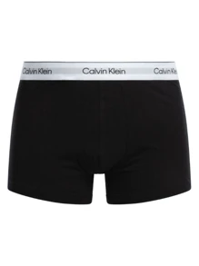 paquete de 3 bóxers Calvin Klein de algodón elástico - Negro - Ver 2