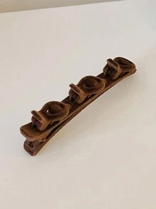 topshiny 1pc Crystal Flocked Alligator Clip, New Design Hair Clip For Elegant Women And Girls, Suitable For Daily Wear Claw Clips Hair Claws Hair Barrettes, School Stuff, Hair Accessories