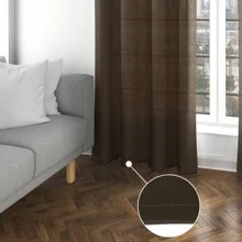 Mercury Textil Curtains - 棕色 - 查看 2