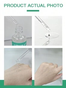 一瓶50ml富含透明质酸的面部精华液，可深层修复/滋润干燥肌肤，保湿提亮，提供深层面部护理。适用于面部和颈部，男女任何肤质均可在白天和晚上使用 - 薄荷綠 - 查看 5