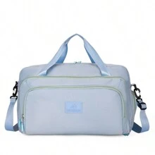Waterproof Travel Bag Gym Fitness Bag - Baby Blue - View 1