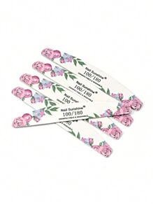 50 chiếc dũa móng tay 100/180 Grit, dũa móng tay hai mặt, dũa móng tay có thể giặt được, dụng cụ làm móng tay tái sử dụng, dành cho móng tay tự nhiên, móng tay acrylic, sử dụng tại nhà và tiệm làm móng - Hồng - Xem 3