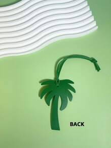 1 bucată de culoare solidă PU Minimalist Drăguț Interesant Plant Palmier Breloc mașină Pandantiv, potrivit pentru cupluri, studenți, bărbați și femei, ideal pentru geantă de umăr, geantă de mână, rucsac, vacanță, călătorie, cadou pentru iubită, mamă