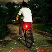 Aluminium-Legierung LED Vorder- & Rückleuchten, Fahrradbeleuchtung für Mountainbikes bei Nacht