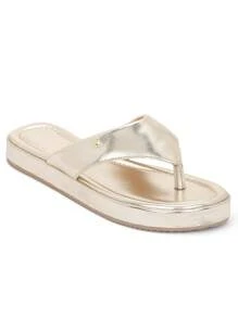 Macerata Flat Slippers, Comfortable, Casual Style - Gold - View 3