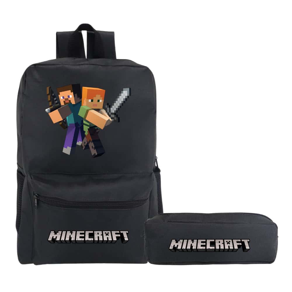 School Backpack And Pencil Case Kit For Children Various Characters In DTF Images Girl Or Boy Back To School - 19 - 查看 1