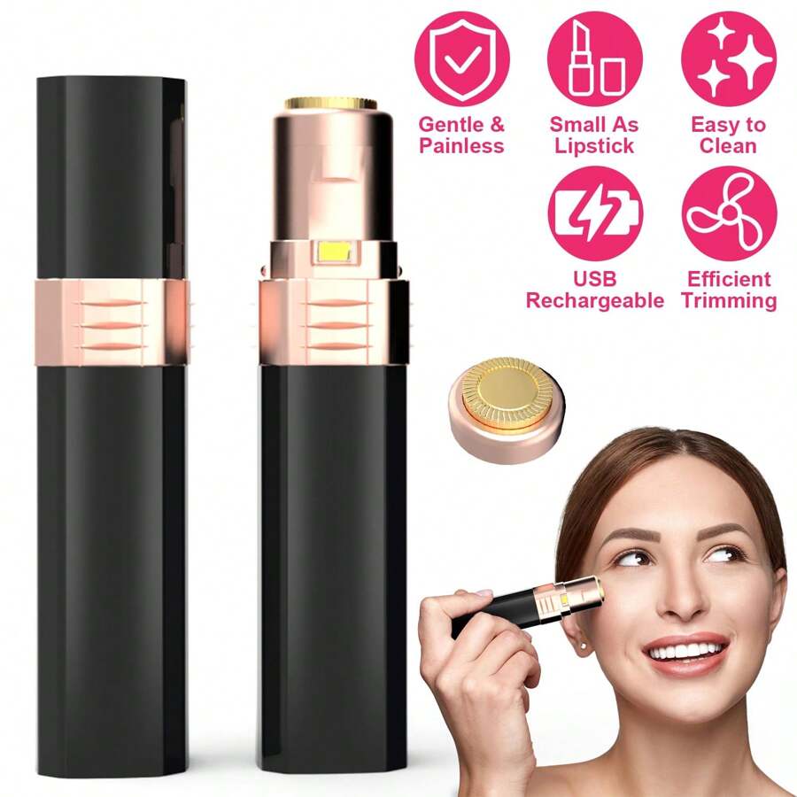 Flawless Facial Hair Remover Painless Facial Hair Epilator USB ...