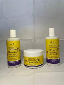 Accelerated Growth Kit Horse Strength Biotin Shampoo Conditioner Mask Hair Treatment - 芥末黃 - 查看 5