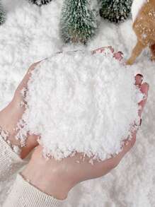 一包20克/50克/100克圣诞装饰品场景布置人造雪雪粉仿真雪假雪婚礼摄影道具最佳礼物生日圣诞装饰家居圣诞礼物圣诞装饰 - 仿真雪花 - 查看 2