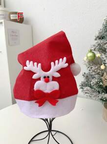 1/2/3 chiếc mũ ông già Noel trang trí họa tiết Giáng sinh, phụ kiện tóc ngày lễ Giáng sinh - Nhiều màu - Xem 16