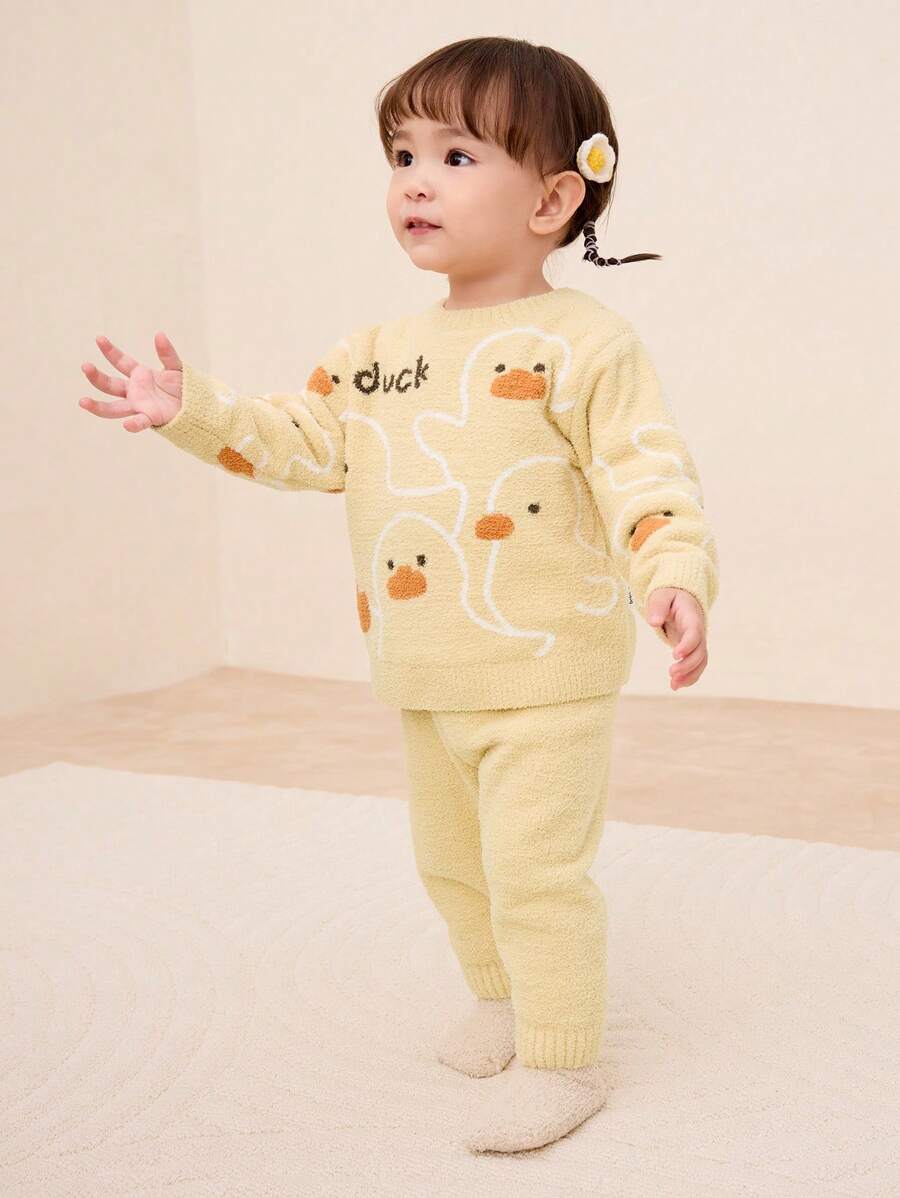 Mädchen Flanell Schlafanzug 2024 - Nahtlose Thermo-Unterwässe Für Kinder Langarm