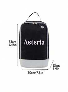 1 pièce Sac fourre-tout personnalisé avec broderie de nom, sac à main portable, sac de rangement pour voyage/affaires, sac à poussière pour chaussures, sac de rangement pour la maison, convient aux filles et aux étudiants, parfait pour la rentrée scolaire, imperméable et léger, sac à dos d'étudiant mignon et pratique