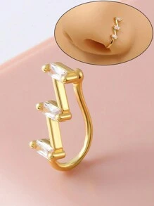 1 件非洲风格鼻环独特非穿孔鼻夹鼻饰，适合男性和女性 - 彩色 - 查看 7