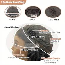 Lace Front Wig Human Hair Pre Plucked 13x4 Body Wave 1B/30 Highlight Lace Front Wig Human Hair 200% Density Ombre Colored Wigs Human Hair HD Lace Frontal Wigs Human Hair