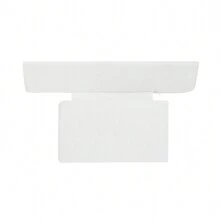 Baby Side Pillow, 45° Inclined Triangle Support Pillow With Invisible Zipper, Removable Pillowcase - White - View 7
